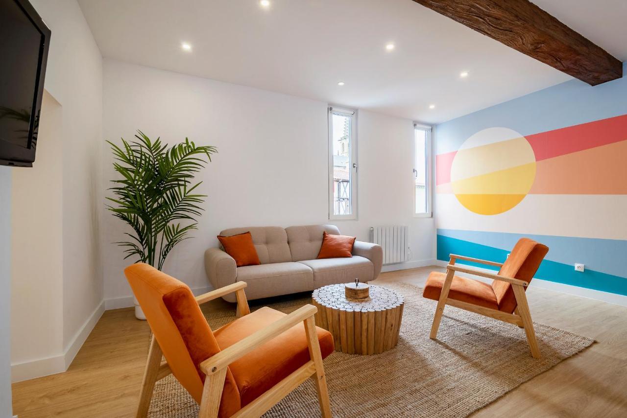 Magnifique Appartement Plein Centre, Calme, Netflix Mirepoix  Luaran gambar